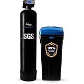 iSpring WCSTB45KG 45,000 Grains Whole House Water Softener with Brine Tank | Whole House Hard Water Scale Remover, Automatic Backwash &amp; Regeneration, Commercial &amp; Residential Use, Reduces Hardness