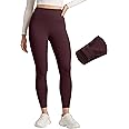 CRZ YOGA Matte Fleece Lined Leggings 25'' - Thermal Casual Lounge Workout Womens Yoga High Waisted Pants Winter Warm