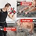 3-In-1 Ab Roller Kit - Workout Equipment for Push Up Abdominal Workout and More Strength Training - Perfect Exercise Equipment for Home Gym (Include Knee Pad)