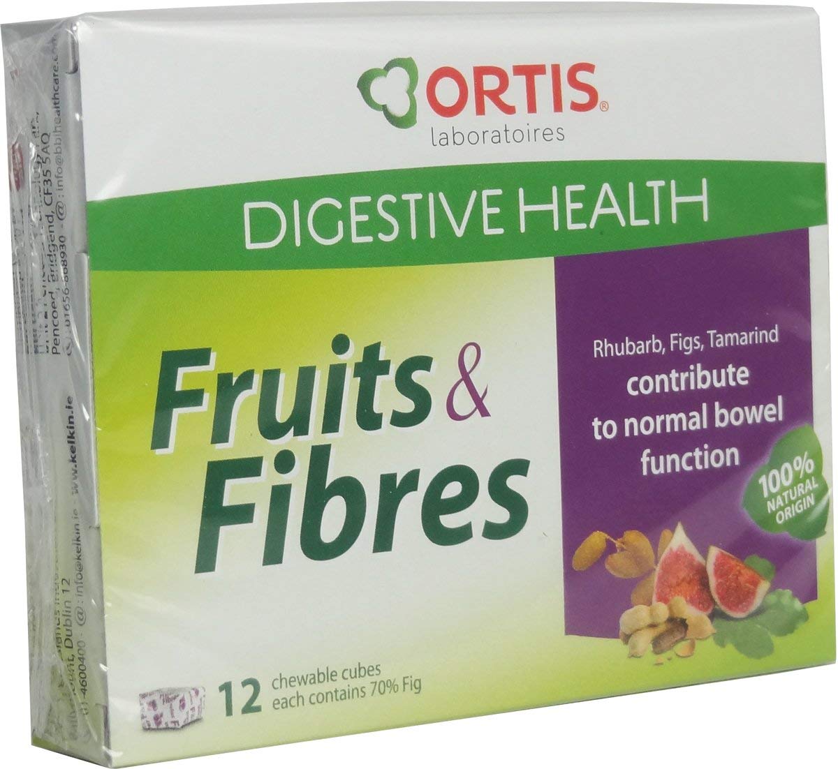 Ortis Easy Fruits & Fibre 12 Cubes by Ortis