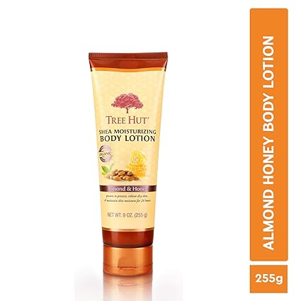 Tree Hut Shea Moisturizing Body Lotion, Almond Honey, 255g
