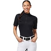 Kerrits Women's Ice Fil Lite Short Sleeve Shirt – Cooling Sun Protection Shirt for Horse Riding, Golf, Hiking