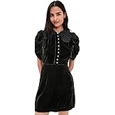 Sea Women's Norabelle Short Sleeve Velvet Mini Dress