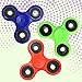 Figit Caps AS BONUS Fast Cool Tri Fidget Toy Rainbow Best Ceramic Bearing Stress Spinner Colorful High Speed Unique ADHD Spinner Triangle 360 Finger