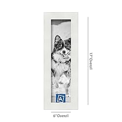 ArtToFrames 4x15 Inch White Picture Frame, This