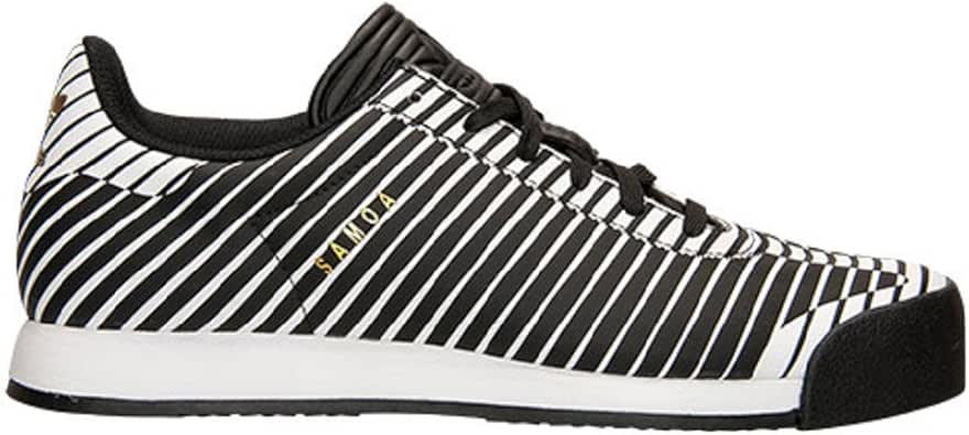 Amazon.com | adidas Men's Samoa Plus White/Black Q16166 (Size: 9.5) | Fashion Sneakers