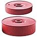 DOTERNITY Tortilla Warmer - Tortilla Server -Pancake Keeper -One Large & One Small Combination - Food Container - Perfect for Keeping Tortillas, Pancakes, Waffles Warm -Microwave Save (Red)