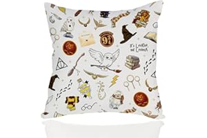 RBAFAO My Magic Not Today Throw Pillow Covers, Harry Reading Pillow Case for Book Lovers Gifts for Her Him Birthday Christmas 18 x 18Inch (Magic-02)