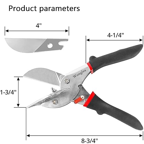 Miter Shears For Wood Trim Molding, Multi-Angle Precision Miter Shears Wood Trim Molding Multi Angle Precision Shears Multi Angle Shear Cutter Hand Tool Crafts