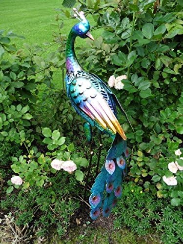 Statues de paon grandeur nature - Solutions élégantes de décoration de jardin