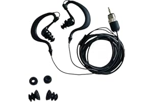 Zorvayne Waterproof Earbuds for Minelab Earbud Headphones for X-Terra/Manticore / 600/700 / 800/900 Series Metal Detector Accessories