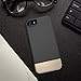iPhone SE Case, Maxboost [Vibrance Series] Protective Case For Apple iPhone SE (2016) & iPhone 5S 5 SOFT-Interior Slider Style Hard Cases Cover - Black / Champagne Gold