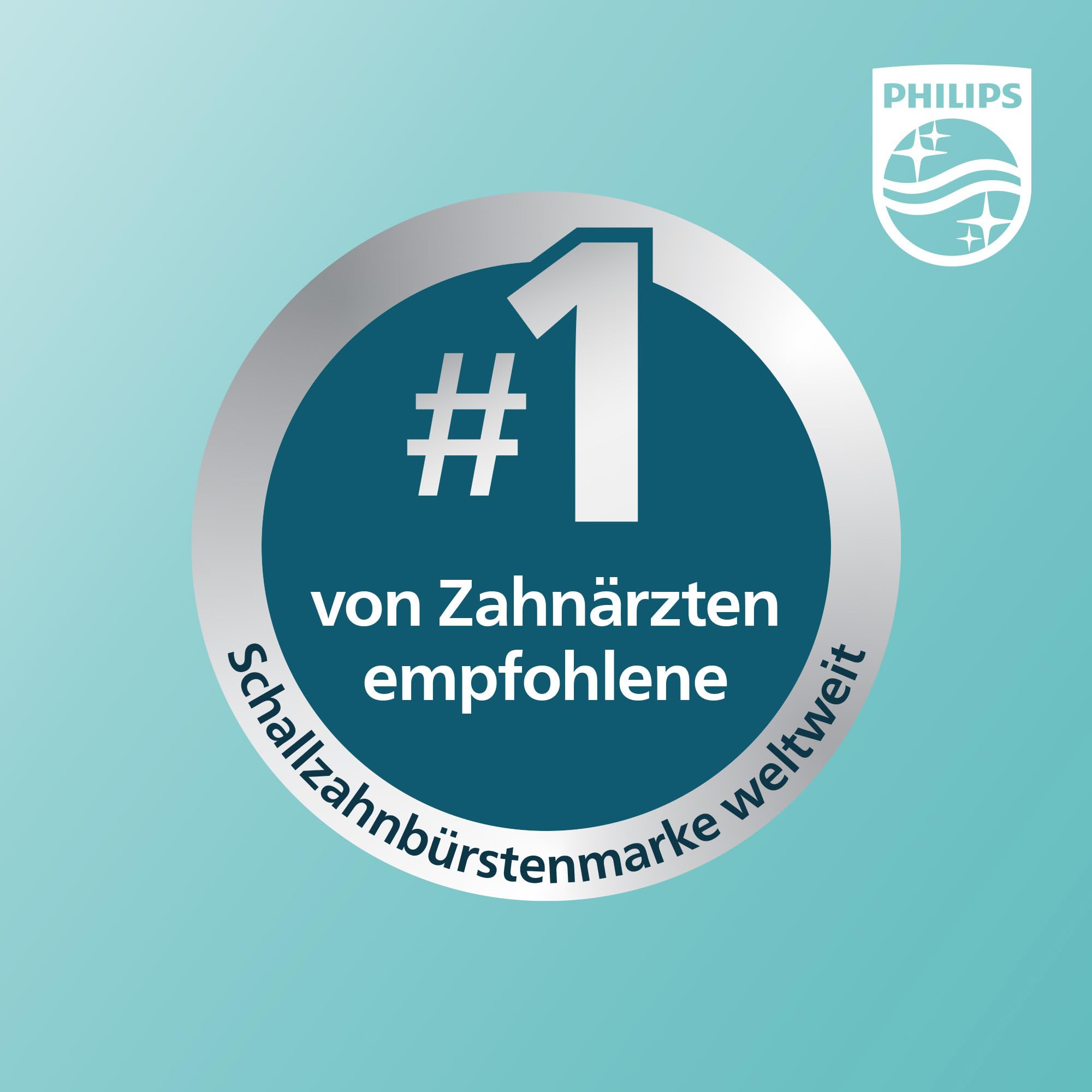Philips Sonicare For Kids, elektrische Schallzahnbürste mit App, für Kinder ab 3 Jahren, mit SmarTimer und QuadPacer für eine gründliche Reinigung, Grün, Modell HX6352/11 6
