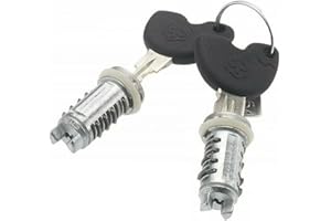 Piaggio Genuine OEM Ignition Seat Keys lock cylinder tumblers Set Without Transponder for Piaggio Fly, Liberty, Typhoon ZIP for Derbi Boulevard 50 125 150 5735125, 573512