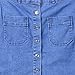 USGreatgorgeous Women's Juniors Cute Button Down Denim Mini Skirt Short Pencil Jean Skirt (M, Dark Blue)