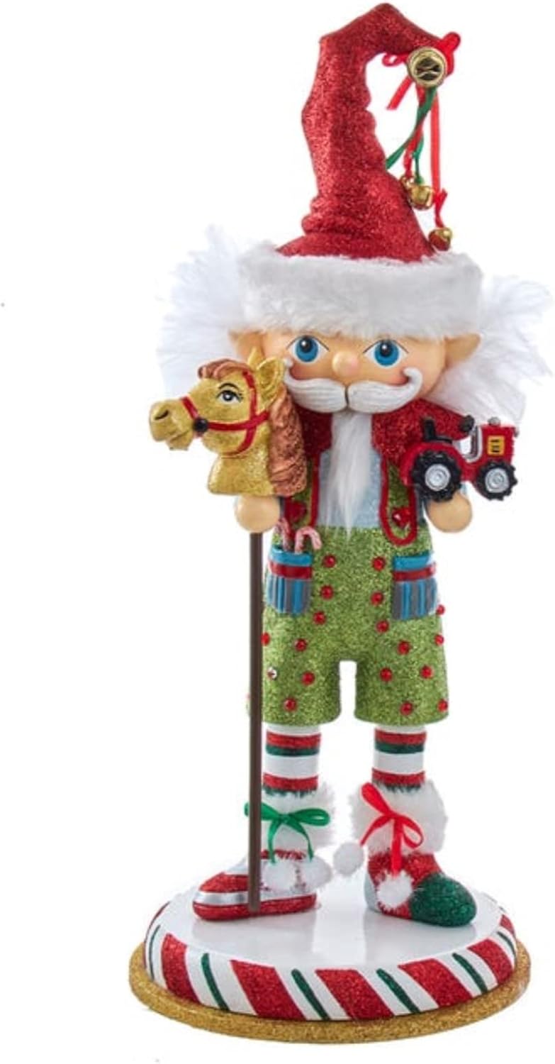 Nutcrackers - 15-Inch Hollywood Elf with Hobby Horse Nutcracker
