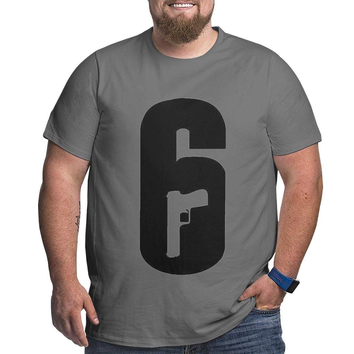 Rainbow Six Siege Round Neck Short Sleeve Tee Black T Shirt