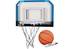 Franklin Sports Mini Basketball Hoops-Indoor Over The Door Mini Hoop+Basketball Sets-Perfect Accessory for Bedroom+Office