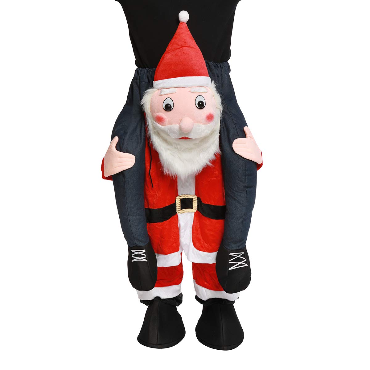 Santa Claus Costume,Easy to Wear and Walk Christmas Costumes for Women/Men ,Fancy Riding on Santa’s Shoulders Unisex Adult Costume. (Santa Claus)