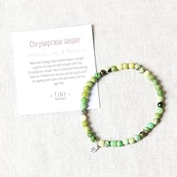 Tiny Rituals CHRYSOPRASE JASPER ENERGY BRACELET