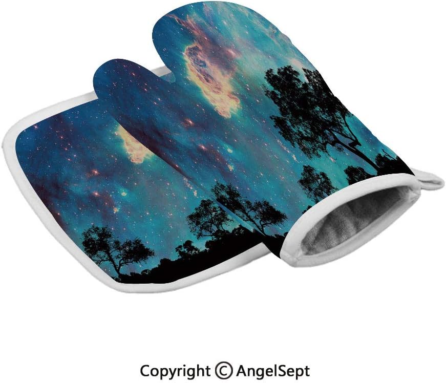 Best Frozen Light Blue Oven Mitt