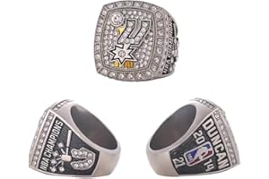Hdnakit NATIONAL BASKETBALL CHAMPIONSHIP RING 2014 San Antonio，CHAMPIONSHIP RINGS WITH WOOD BOX GIFT FOR CHRISTMAS AND BIRTHDAY…