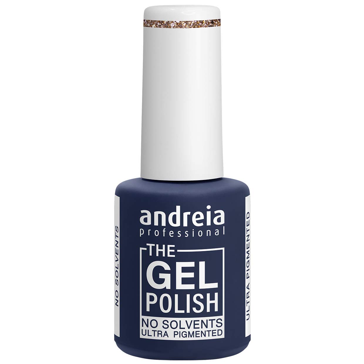Andreia Professional - The Gel Polish TPO and Solvent Free Gel - Colour G37 Gold Glitter - Shades of Pink 10.5 ml