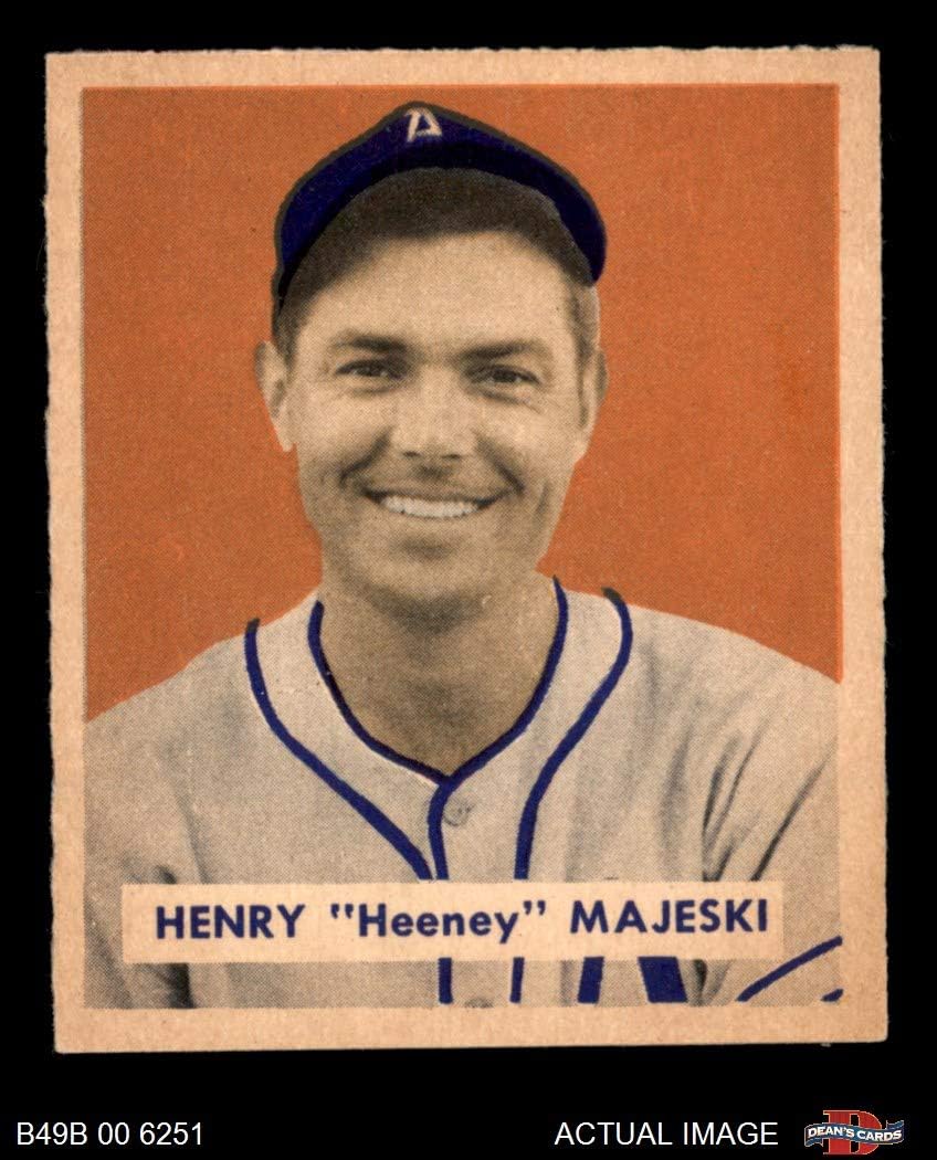 1949 Bowman 127 SCR Hank Majeski Philadelphia Athletics