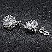 ZS 14g Cubic Zirconia Dermal Anchor Tops and Base Surgical Steel Microdermals Body Piercings (Sunflower)