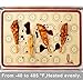 Non Sitck Silicone Baking Mat Macaron Sheet - Set of 3-2 Half Sheet Mats and 1 Quarter Sheet Liner,For Bake Pans/Pizza/Cookie and Bread Making,By Super Kitchen