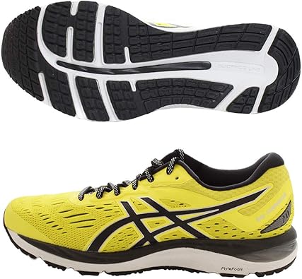 tenis asics amarelo masculino
