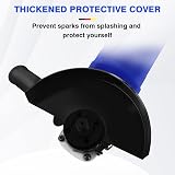 Lucn 2000W Corded Angle Grinder 115mm 230V M14 12000rpm Blue view 7