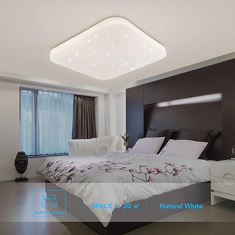 Deckenleuchte Led Badezimmer Kuche Schlafzimmer Deckenleuchten Wohnzimmer Korridor Balkon Flur Bad Deckenlampe Naturliches Weiss 4000k Moderne Wasserdichte Quadratische Lampe Decke 2050lm 26w Lusunt Amazon De Beleuchtung