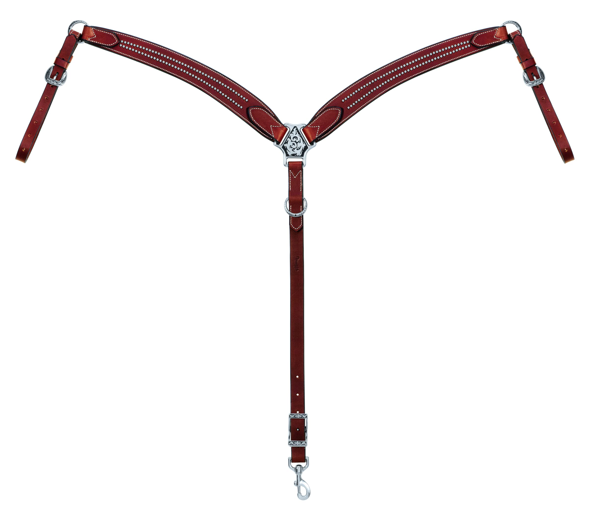 Weaver Leather Austin Breast Collar, Rich Brown