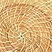 Koyal Honey Brown Rattan Charger Plate, 4-Pack