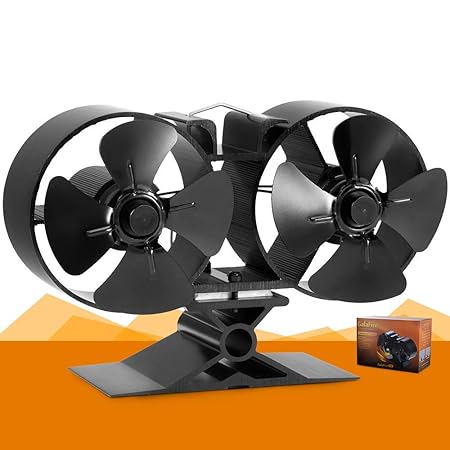 [2 Jahre Garantie] Thermoelektrischer Kleine Höhe Kaminventilator für