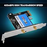 Garsent 433Mbps WiFi Card AC Bluetooth 4.0 Dual Band 2.4G/5G PCIe for Desktop PC view 5