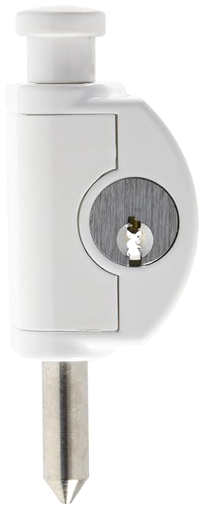 ABUS Fenster- und Türriegel FTR42 W weiß AL0125 gleichschließend, 56906