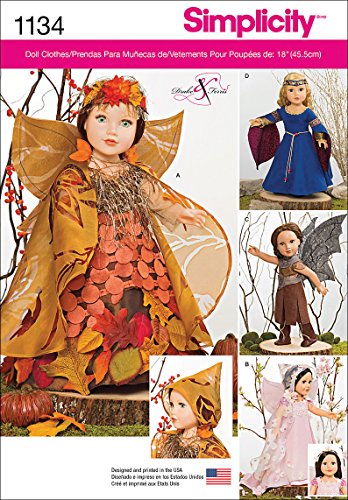 Simplicity Patterns 1134 Mystical Clothes for 18