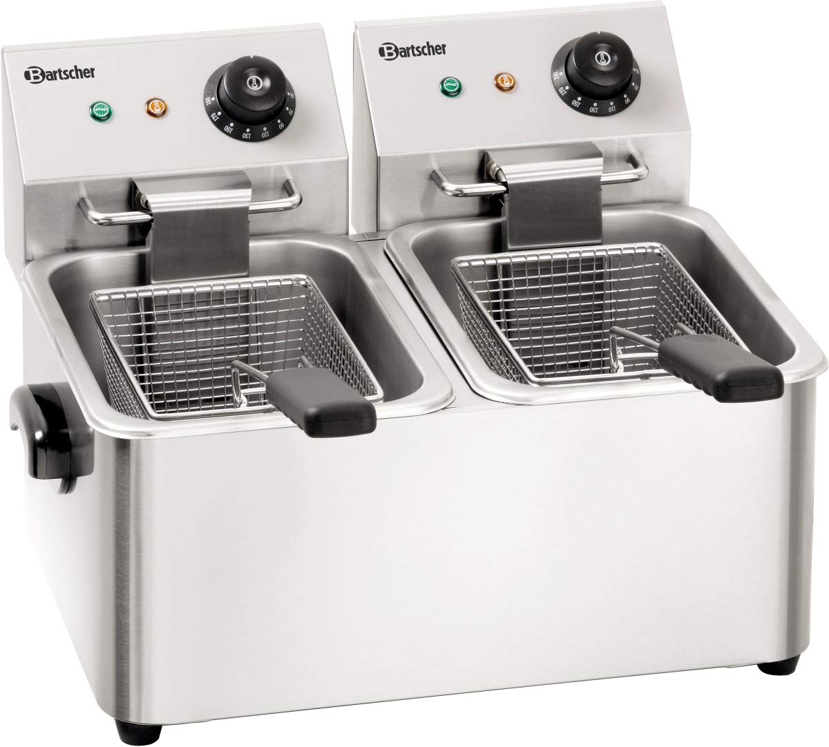 Bartscher SNACK II Doble Independiente - Freidora (Freidora, 8 L ...
