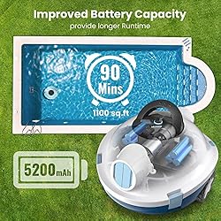 INSE Y10 Cordless Robotic Pool Cleaner, Automatic