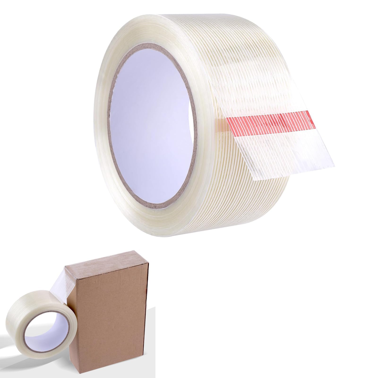 Siqian 25M/82FT Clear Duct Tape Waterproof,High Performance Waterproof Tape,Sealing Repairing Heavy Duty Tape,Waterproof Tape Outdoor Use Suitably for DIY Discreet Repairs Commercial