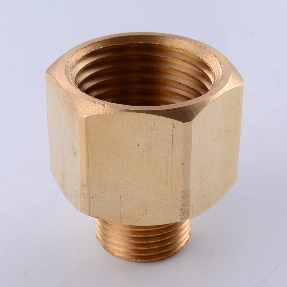 Kes Lead Free Faucet Supply Line Adapter 9 16 24 Unef Male To 1 2