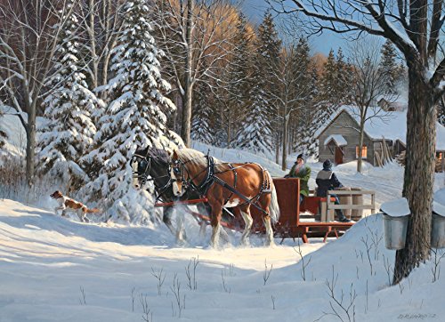 COBBLE HILL Sugar Shack Horses Jigsaw Puzzle (1000 Piece)