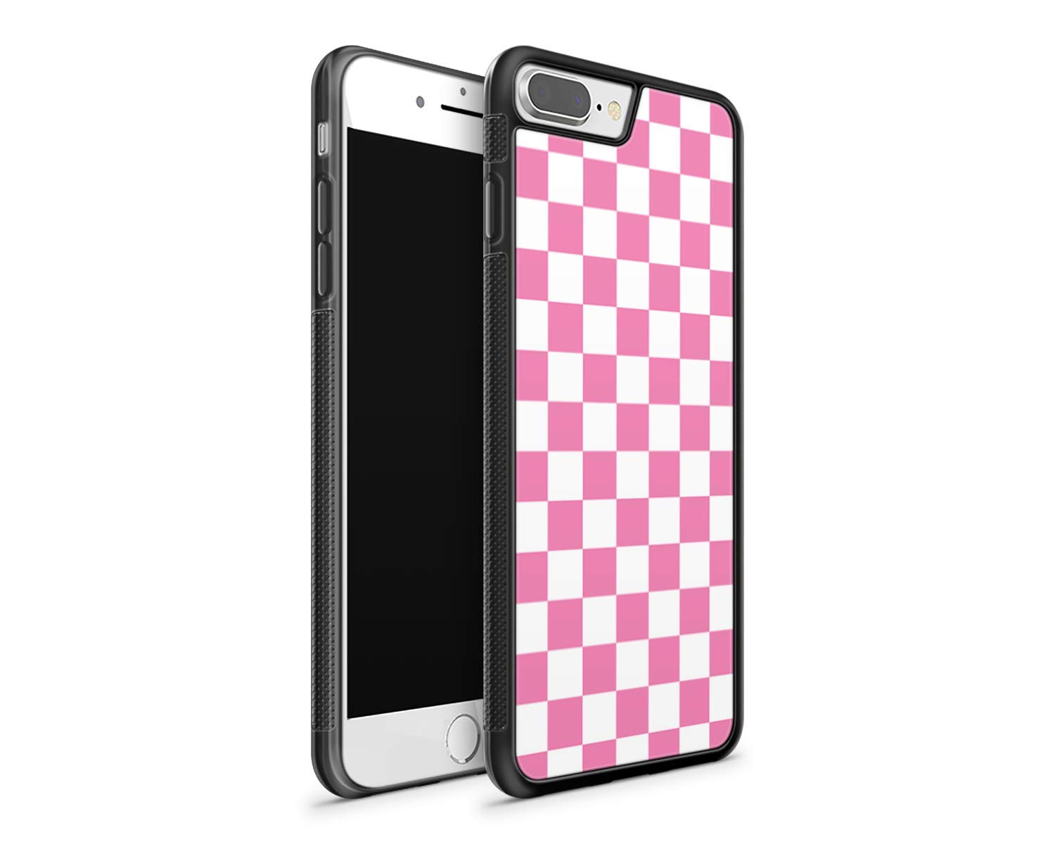 Knifti Cases Pink Checkered Phone case iPhone 7/8 case. HiGrade