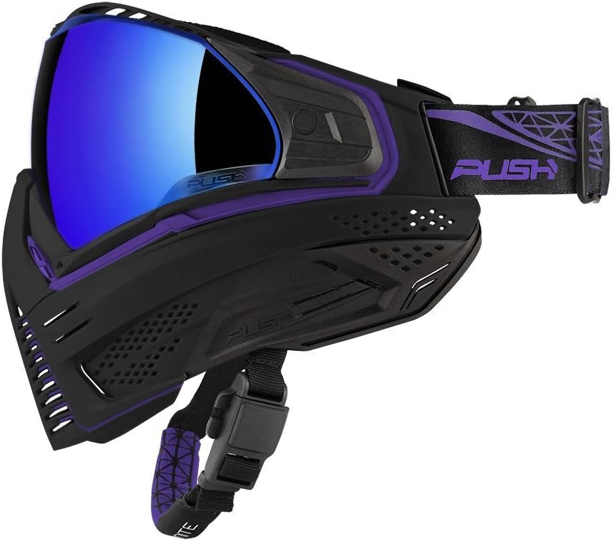 Push Unite Paintball Mask w/ Revo Lens Black / Purple