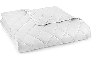 WHISPER ORGANICS 100% Organic Cotton Comforter - Lightweight Comforter for Summer & All Seasons with Non Clumping Diamond Stitching - Premium Soft & Breathable Duvet Insert - GOTS & Fairtrade Certified (King/Cal King)