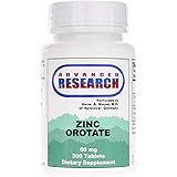 Zinc Orotate 60 mg 200 Tabs (Pack of 2)