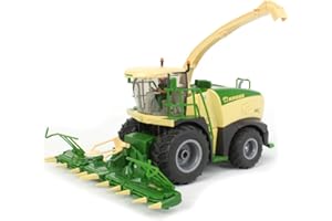 Siku 4066, Krone Big X 580 Forage Harvester, 1:32, Metal/Plastic, Green/Yellow, Movable Parts, Multifunctional