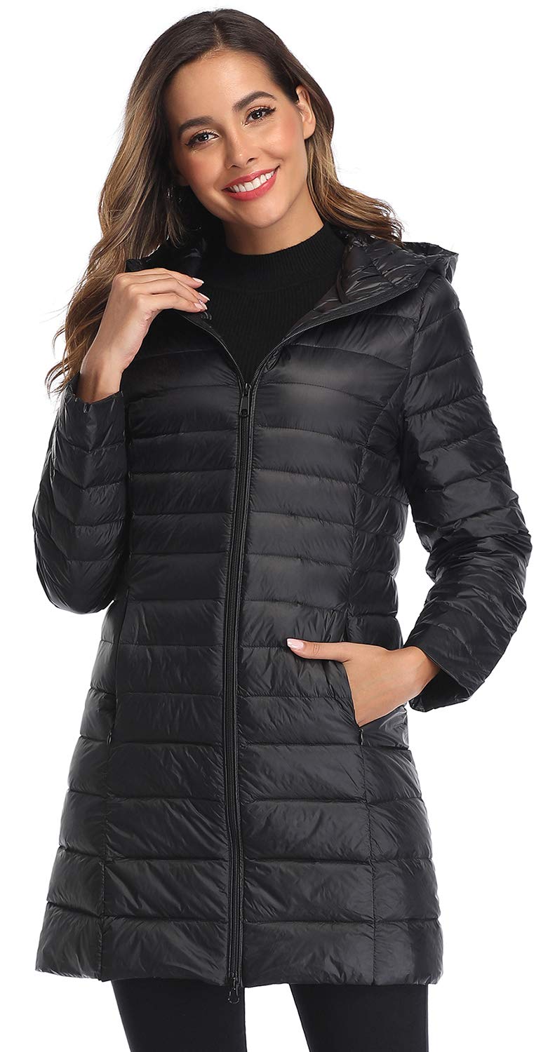 lightweight puffer coat plus size